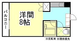 ファイブ南方 1Kの間取図画像