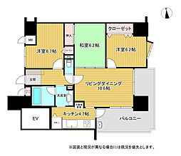 リビンコート厚生町 3LDKの間取図画像