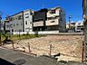 外観：南向きで、陽当り・通風大変良好です。建築条件ありません、お好きなハウスメーカーや工務店で建築が出来ます。全２区画の現場です。