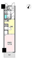 ライオンズマンション小岩第5 1DKの間取図画像
