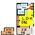 間取り：間取図　LDK8帖　洋室4帖　ロフト2.5帖