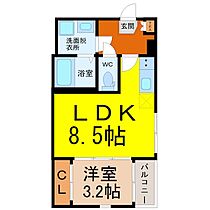 Soltercer鳴海  ｜ 愛知県名古屋市緑区鳴海町字花井町54-8（賃貸アパート1LDK・1階・31.16㎡） その2