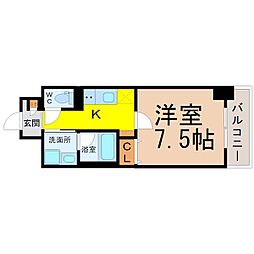 間取図画像 1K