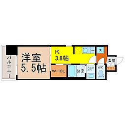 間取図画像 1K