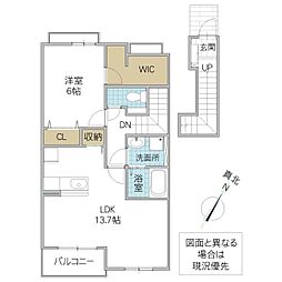 ブルーローズ A 2階/202号室