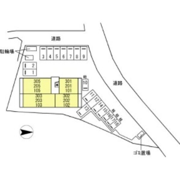 福岡県宗像市緑町(賃貸アパート1LDK・1階・37.68㎡)の写真 その16