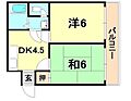 寿ハイツ4階4.5万円