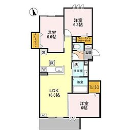 アンバーキューブＣ 1階/103