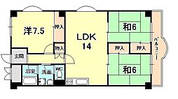 間取図画像 3LDK