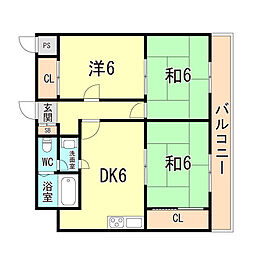 ロイヤルコーポ吉田 1階