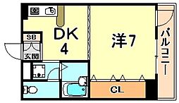 間取図画像 1DK