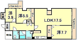 間取図画像 3LDK