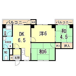 間取図画像 3DK