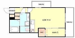 間取図画像 1LDK
