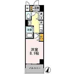 間取図画像 1K