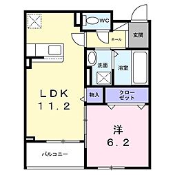 間取図画像 1LDK