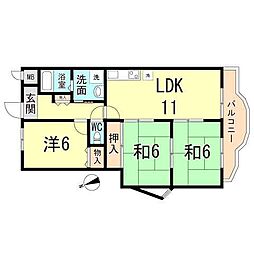 間取図画像 3LDK