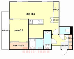 間取図画像 1LDK