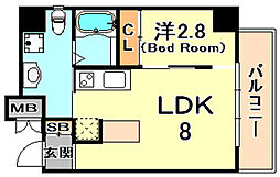シティフラット六甲道II 4階