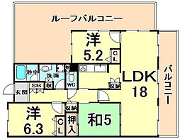 間取図画像 3LDK