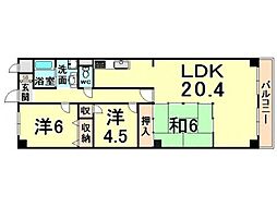 間取図画像 3LDK