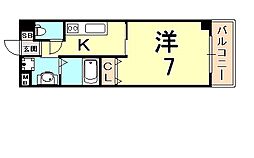 間取図画像 1K