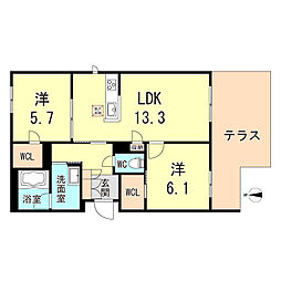 シャーメゾン コルテノーヴァ 1階/102