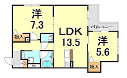 シャーメゾンＦ甲子園 3階