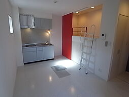 シティフラット灘 205 2階ワンルームのリビング/ダイニング