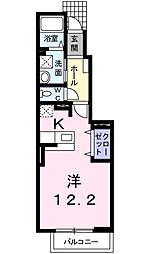 ソレイユカーサ ワンルームの間取図画像