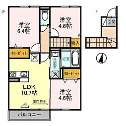グランデ　アルベロ 2階/202