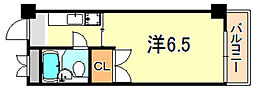 ハイツ神戸西 1Kの間取図画像