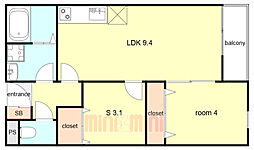 EIJU加島B 1階/102