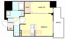 ディアレイシャス湊川公園 11階/1101