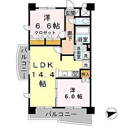 リュイール桃山台 2階