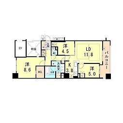 パークシュロス芦屋 4階