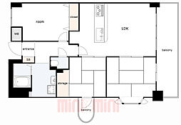 グリーンハイツ妙法寺A 3LDKの間取図画像