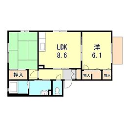 グランシード離宮前 2階
