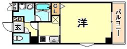 タカマツ神戸駅南通 1Kの間取図画像