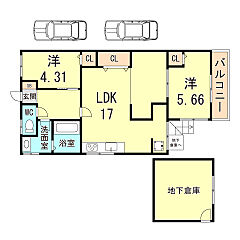 物件の間取り
