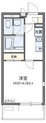 レオネクストアンビエント2 1Kの間取図画像
