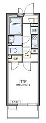 レオネクストアンビエント1 1Kの間取図画像