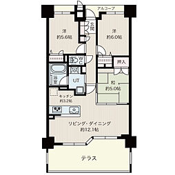 ファーストレジデンス須磨海浜公園 3LDKの間取図画像