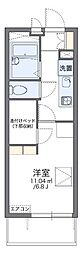 レオパレスシーサイド須磨 1Kの間取図画像