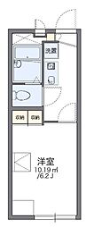 レオパレス高麓台 1Kの間取図画像