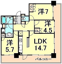 ライオンズタワー神戸旧居留地 12階