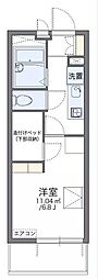 レオパレス駅前コート 1Kの間取図画像