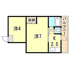 ヨークンハウス板宿 2階/201