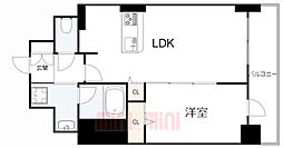 グランビスタ新神戸 1LDKの間取図画像