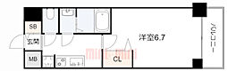 プレサンスハーバーランドアンド・シー 1Kの間取図画像